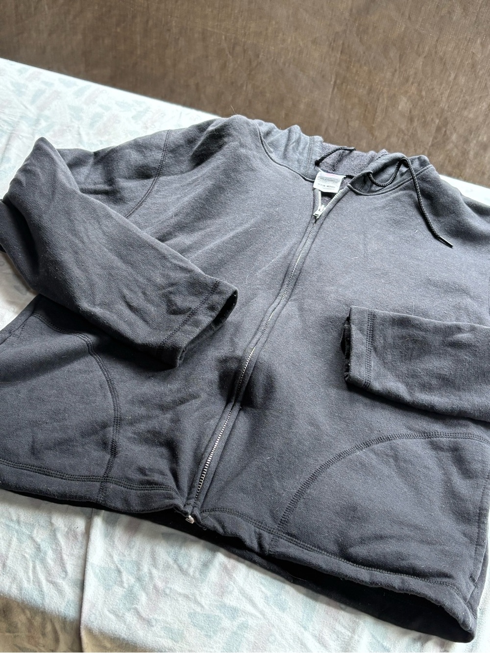 Hanes Black Full-Zip Hoodie Jacket